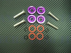 Werkz Purple Valve Cover Washers kit for Integra GSR V-Tec Civic 99-00 Si  - Picture 1 of 1