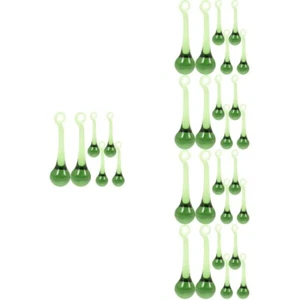 6 Pcs Crystal Pendant Teardrop Dangle Pendants Hanging Crystals Decoration - Picture 1 of 1