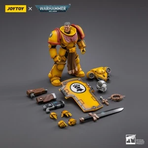JOYTOY X Warhammer 40k Imperial Fists Veteran Brother Thracius 1/18 Figure Gift - Picture 1 of 13