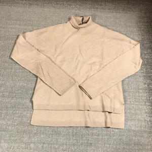 Naadam Sweater Womens Extra Small Drop Shoulder Hi Lo Turtleneck Pullover Casual - Picture 1 of 15