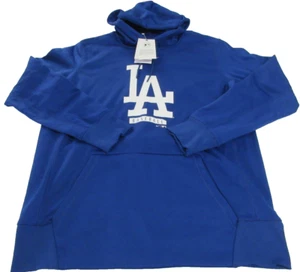 Nike Genuine Merchandise Men Therma-Fit LA Dodgers Baseball Blue Fleece Hoodie L - Picture 1 of 3