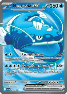 Pokemon Ewige Rivalen Heerashai ex Full Art 211/182 Near Mint deutsch - Bild 1 von 1