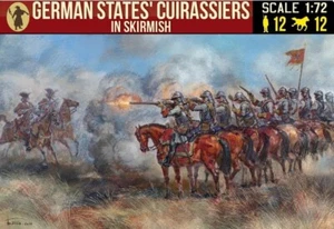 STRELETS Miniatures 1/72 – 268 WSS German States' Cuirassiers in Skirmish 1700 - Picture 1 of 1