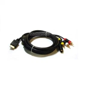 NEW - 6ft - S-video/AV cable for PS2/PS3 Sony PlayStation (Gold Plated) - Canada - Picture 1 of 3