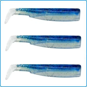 BLACK MINNOW FIIISH SHAD TAG N4 140mm BLEU LAGON PESCA VERTICAL DENTICE RARAGO - Foto 1 di 2