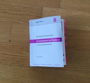 Hemmer Karteikarten Zivilprozessrecht im Überblick Assessor 2. Examen ZPO - Bild 1 von 3