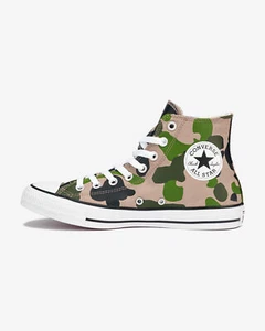 Converse Chuck Taylor All Star Hi Top Camo Green 166714F Men Shoe Size 11.5 - Picture 1 of 9