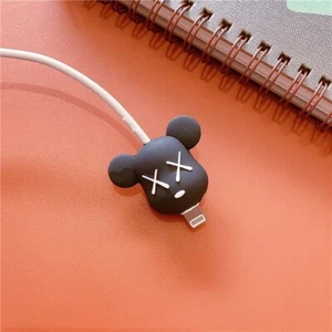 Moschino USB Cable Protectors Wire Charger Saver For iPhone X XS 11 Pro Max XR 6 - Picture 1 of 2