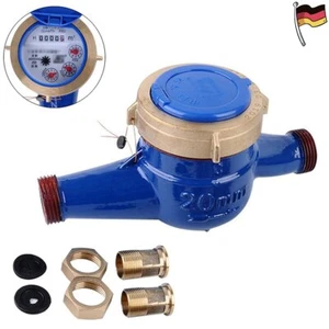 Gartenwasseruhr Zapfhahn Zapfhahnzähler Wasserzähler 3/4" Wasserkosten sparen - Bild 1 von 7