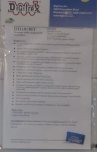 Digitrax HO Scale DH187MT 21MTC DCC Decoder Fits HO Locomotives Replaces DH166MT - Picture 1 of 2