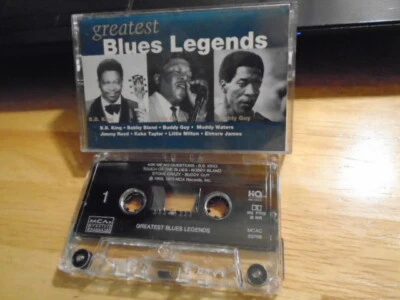 RARE OOP Greatest Blues Legends CASSETTE TAPE Buddy Guy Muddy Waters B.B. KING ! - Image 1 of 2