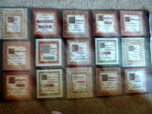 Light of the World Quilters Faith Bible Cotton Fabric Panel 44" W X 24" NICE! - Picture 1 of 4