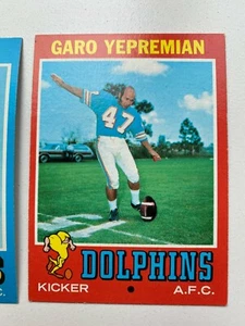 1971 Topps #121 GARO YEPREMIAN Miami Dolphins EX-MT - Picture 1 of 2