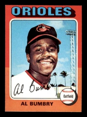 1975 Topps Mini Baseball #358 Al Bumbry EX/MT - Image 1 of 2