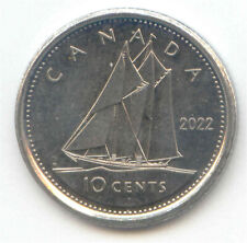 Canada 2022 Canadian DIME Ten Cents 10c Bluenose Ship  ~ Exact Coin