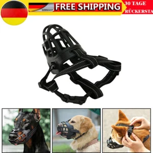 Maulkorb für Extra Große kleine mittlere Große Hunde Anti Beißen Korbmaulkörbe - Bild 1 von 26