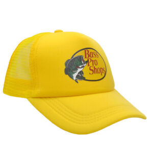 Bass Pro Shops Hat Outdoor Fishing Baseball Trucker Mesh Cap Adjustable SnapBack