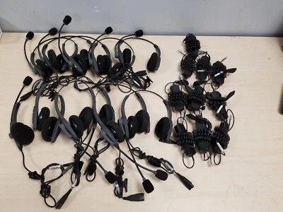 LOTE DE 10 Auriculares Binaurales Vxi Passport 21V Negro/Gris Foto 1 de 4
