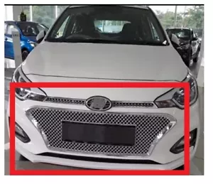 New Front Chrome Grill Fit For Hyundai Elite i20 2018-2020 - Foto 1 di 2