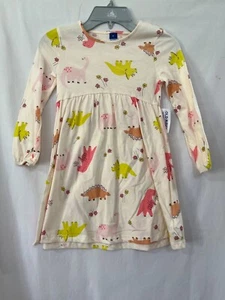 NEW Old Navy Dinosaur Long Sleeve Dress Size 5T Toddler Girls - Picture 1 of 3