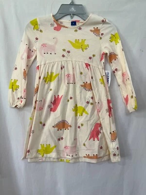 NEW Old Navy Dinosaur Long Sleeve Dress Size 5T Toddler Girls - Image 1 of 3