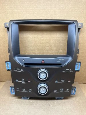 2011-2014年福特Edge收音机面部气候控制面板挡板DT4T-18A802-BC — 第 1/4 张图片
