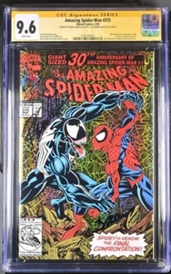 Marvel Amazing Spiderman #375 CGC Signature Series 9.6 Signed Emberlin, Bagley - Picture 1 of 2
