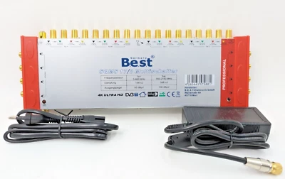 BEST Multiswitch Multischalter 17/8  DIGITAL HD 4K, 8 Teilnehmer, UltraHD 3D NEU - Bild 1 von 4