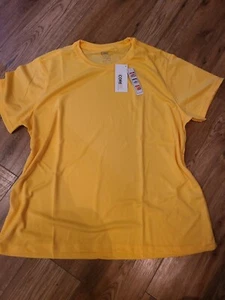 Core Brand Ladies Yellow Activewear Top Sz Xxl New - Picture 1 of 4