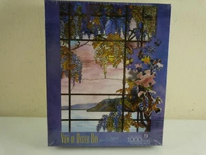 PUZZLES PLUS 1000 piece Louis C. Tiffany Jigsaw Puzzle 'View of Oyster Bay' NEW - Picture 1 of 6