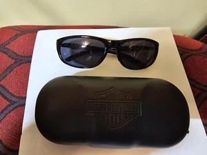 Men's Harley Davidson HDS 335 Blk -3 Motorcycle Riding Glasses w/ HD Hard Case - Picture 1 of 5