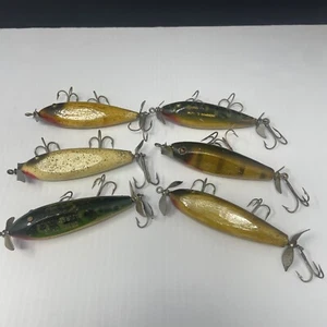 Creek Chub Injured Minnow Vintage Fishing Lure Glass Eye CCBC (Lot 6) - Picture 1 of 16