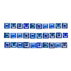 1.16 Ct VS [30 Pcs Lot]  Square 1.8 MM Blue 100% Natural Tanzania Sapphire