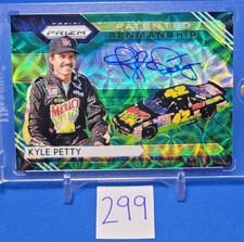 2020-21 Kyle Petty Green Scope Prizm Patented Penmanship #'ed 05/25 NM-MT+