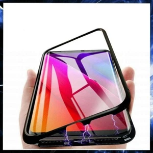 COVER MAGNETICA PER APPLE IPHONE 12 PRO MAX CUSTODIA ALLUMINIO + VETRO TEMPERATO - Foto 1 di 8