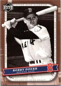 2005 UD Upper Deck Classics #12 Bobby Doerr - Picture 1 of 2