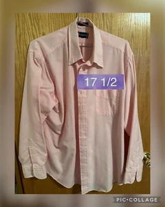 anthony foxx long sleeve Button Shirt Size 17 1/2 Men Gently Used Free Shipping - Picture 1 of 1