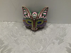 HEIDI DAUS CAT TASTIC Brooch Pin Swarovski Crystals Enamel Beautiful - Picture 1 of 6