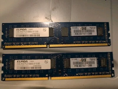 HP Ddr3 2x2 4gb - Image 1 of 3