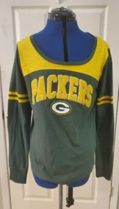 Green Bay Packers Damen Langarm Chenille Logo Gr. M - Bild 1 von 6