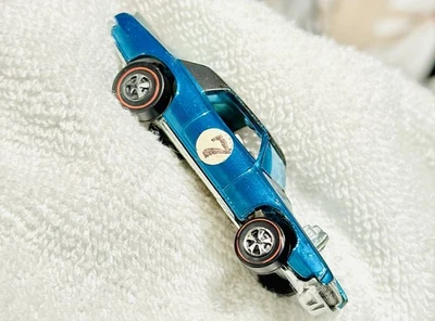 Vintage Hot wheels REDLINE 1970 Aqua TNT Bird White Interior - Image 1 of 4