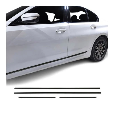 Side Door Molding Trim Skirt Garnish for Hyundai Elantra GT 2013-2017 Black 4Pcs - Image 1 of 4