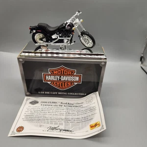 Vintage Harley-Davidson Maisto FXSTB Night Train 1:18 Die-Cast Model w/ Box - Picture 1 of 5