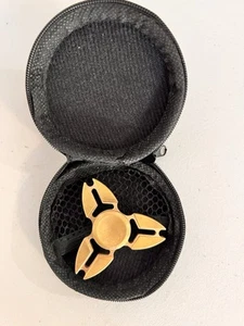 Fidget Hand Spinner Metal Finger Toy Stress Reducer Cool Design - Picture 1 of 1