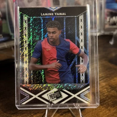 Press pass Lamine Yamal Blue shimmer promo Foto 1 de 2