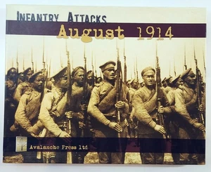 Infantry Attacks August 1914 Board Game UNPUNCHED 1st Printing 2010 Avalanche - Foto 1 di 3