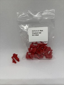 Risk 2210 AD Original 3.0  Mod 12 Pieces Red Hasbro 2001 edition Excellent - Picture 1 of 1
