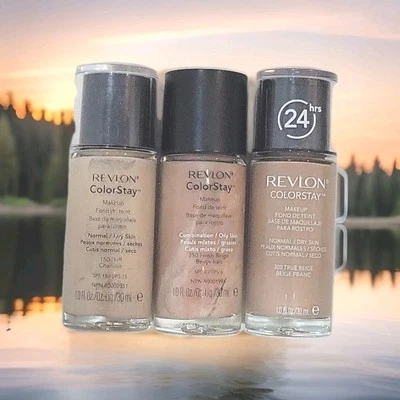 3 Revlon Colorstay Makeup 24hr  Matte FINISH #250 BEIGE #150 BUFF 320 TRUE BEIGE - Image 1 of 2