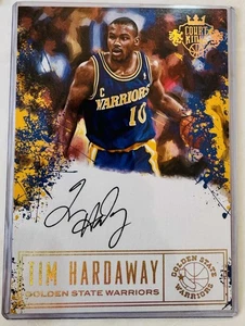 Tim Hardaway 2016-17 Panini Court Kings Box Topper Autograph Auto Jumbo Card - Picture 1 of 2