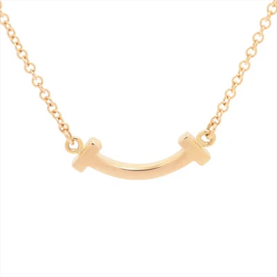 Tiffany T Smile Mini Necklace 750(PG) 2.3g - Image 1 of 4